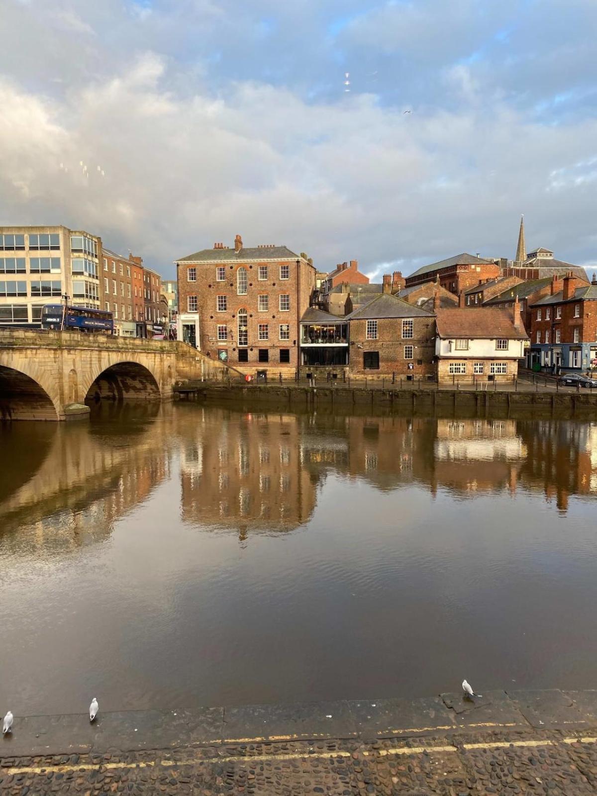Luxury Apartment Woodsmill View - On The River - With Balcony - Recently Refurbished York Dış mekan fotoğraf